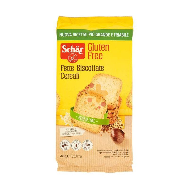 Dr.schar Schar Fette Biscottate Ai Cereali 260 G